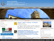 Tablet Screenshot of comune.portobuffole.tv.it